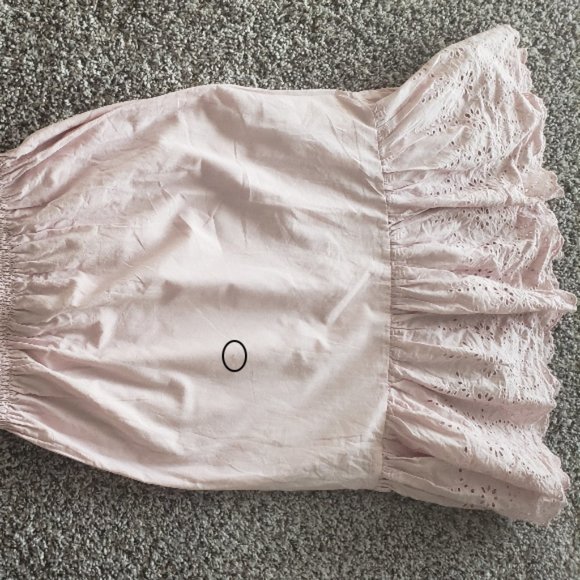 Cotton Eyelet Detail Sleeveless Smocked Sundress Dress - Picture 9 of 11